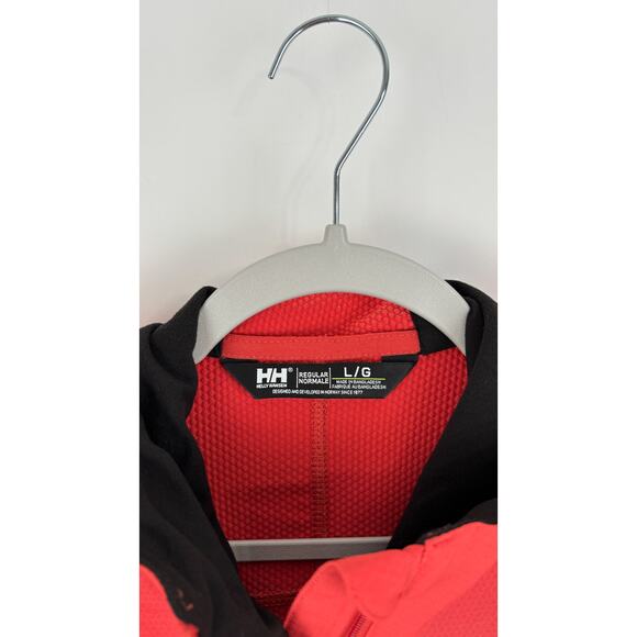 Helly Hanson Aurora Shield Fleece Zip Jacket Poppy Red Womens Size Large New - Picture 10 of 13